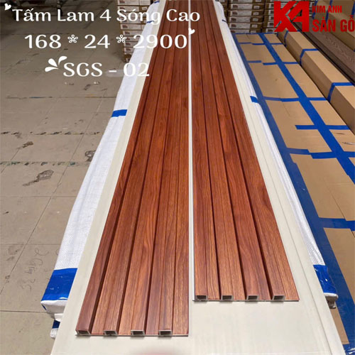 Tấm Ốp Tường Lam 4 Sóng Cao SG-02